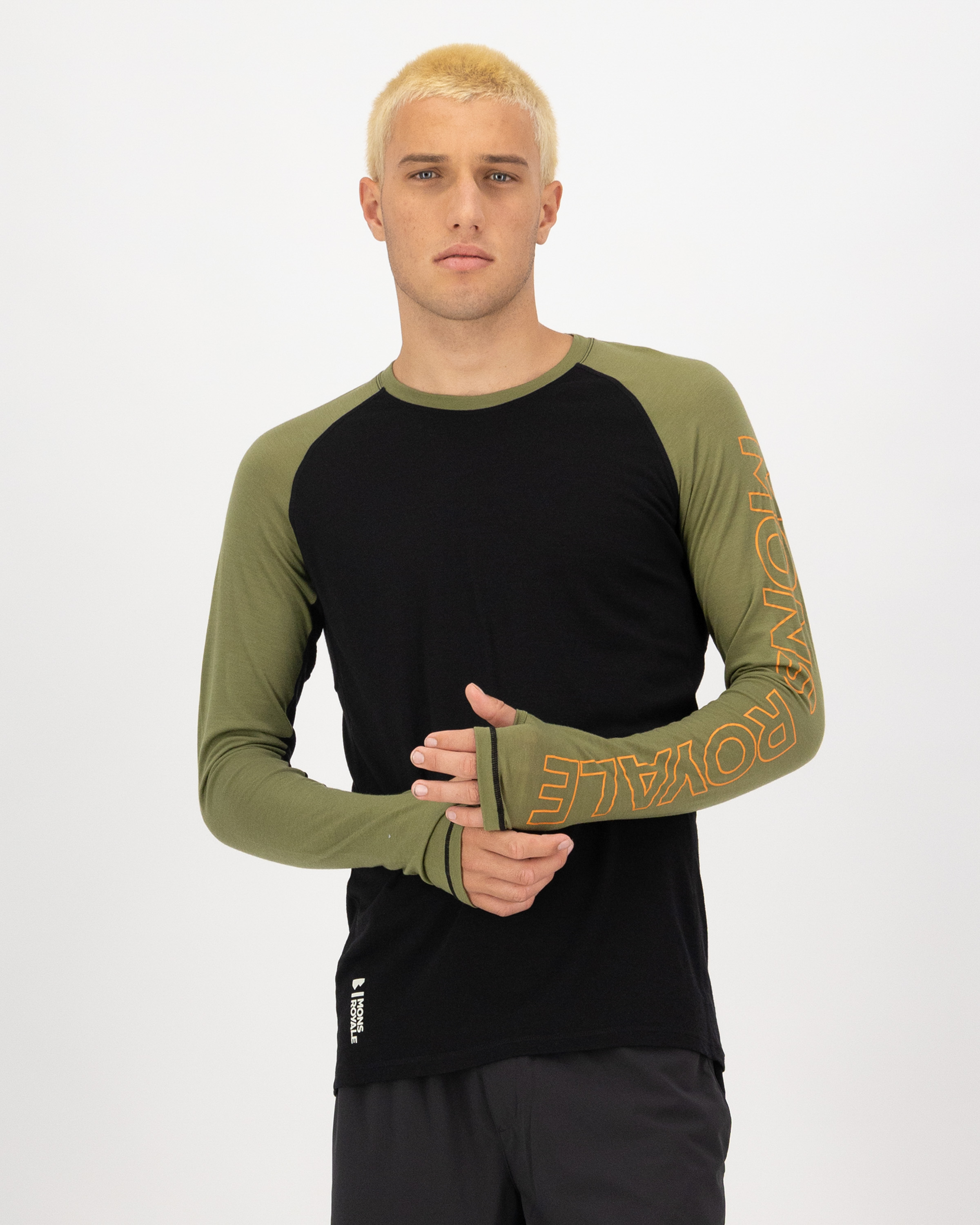 701288 100079 1165 888 101 mens temple merino long sleeve fern black