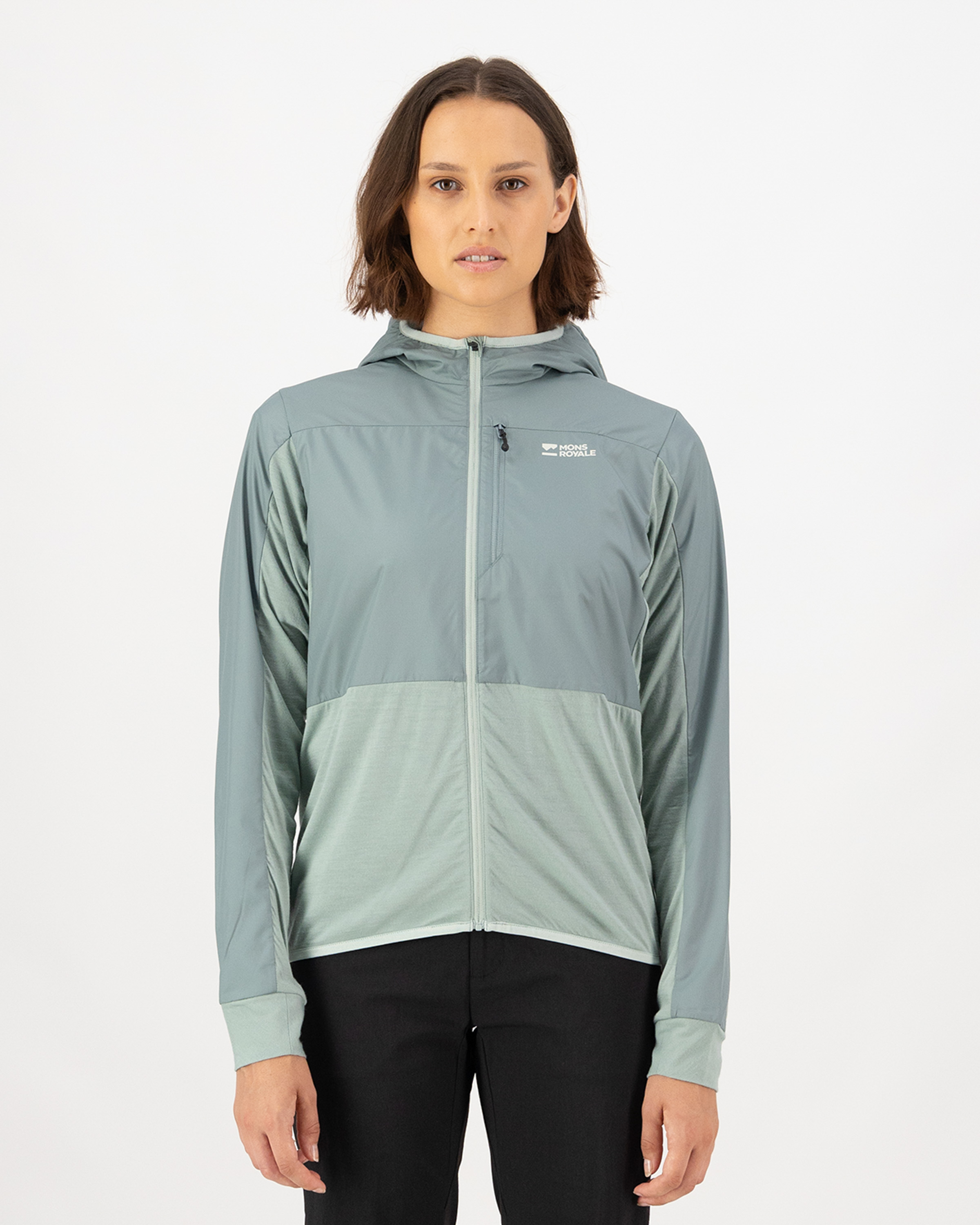 700929 100770 1171 905 101 womens diversion merino wind jacket dew desert sage