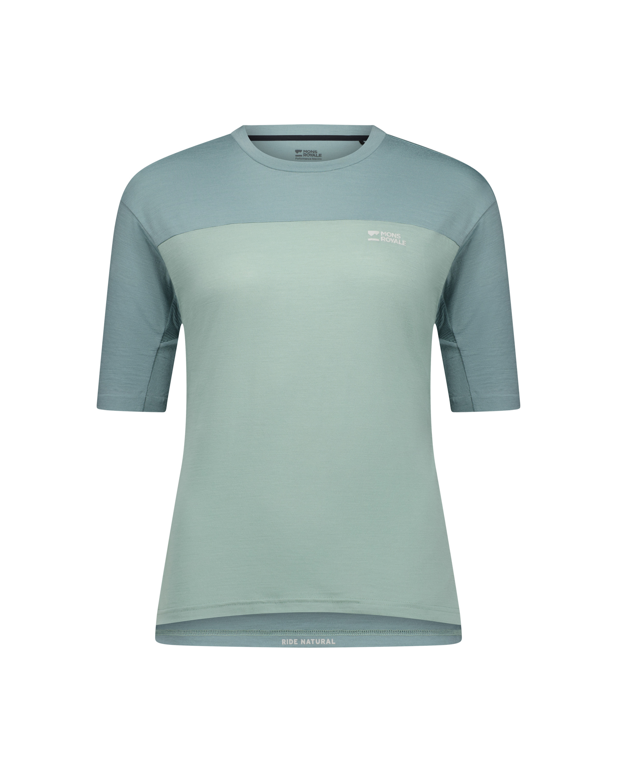 701207 100736 1171 905 201 womens diversion merino bike jersey short sleeve dew desert sage